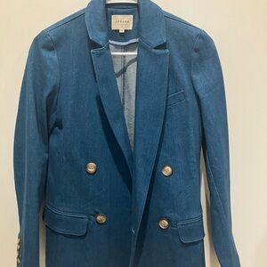 Sezane Christie jacket cyan size 2